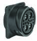 Circular Connector, Receptacle, Size 32, 2 Position, Wall; Product Range Amphenol Industrial - 96J3597 - Newark, An Avnet Company