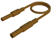 Test Lead, 4Mm Plug To Skt, Brown, 1M Rohs Compliant Hirschmann Test And Measurement - 57AK6972 - Newark, An Avnet Company
