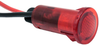 Panel Indicator, Red, 24V, Wire Lead; Led Color Dialight - 49AC2862 - Newark, An Avnet Company