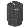 Instrumentation Knob, Aluminum - 8517 - Keystone Electronics Corp.