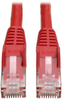 Cat6 Gigabit Snagless Molded Patch Cable (RJ45 M/M) - Red, 10-ft. -- N201-010-RD