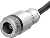 Rf/coaxial, N Jack, Straight, 50 Ohm, Clamp; Connector Type Amphenol Rf - 50F1599 - Newark, An Avnet Company