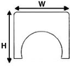 Half Circle Label - THTEP-180 - COMPAERO, Inc.