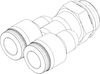 Push-in Y-fitting - QSY-G1/8-8 - Festo Corporation