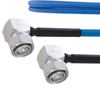 Plenum Low PIM RA 4.3-10 Male to RA 4.3-10 Male Cable SPP-250-LLPL Coax in 12 Inch Using Times Microwave Parts and RoHS - FMCA1847-12 - Fairview Microwave Inc.