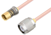 Snap-On BMA Jack to TNC Male Cable 24 Inch Length Using RG405 Coax - PE3C4892-24 - Pasternack
