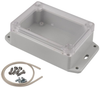 Small Enclosure, Pc, White/clear; Enclosure Type Hammond - 29AH0203 - Newark, An Avnet Company