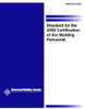 STANDARD FOR THE AWS CERTIFICATION OF ROBOTIC ARC WELDING PERSONNEL - QC19:2002 - American Welding Society (AWS)