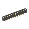 10 Pos. Male SIL Vertical Throughboard Conn. Jackscrews -- M80-5000000M1-10-PM1-00-000 - Image
