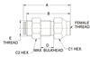 Push-in Tube Fitting - DQ86P06X04 - Seal Plastics Inc.