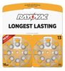Mercury Free Hearing Aid Batteries Size 13 16-Pack -- L13ZA-16ZM - Image