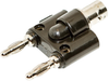 Adapter, 4Mm Banana 2P Plug-Bnc 1P Jack; Inter Series Connector A Mueller Electric - 17AH8670 - Newark, An Avnet Company