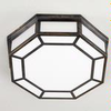 Octagonal Flush C/L Large - CLA09/L/BZ - Vaughan Designs, Inc.
