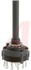 Switch, Rotary, Solder Terminal, 2.5A@125VAC; 350MA@250VDC, 4P, 3 PositionS - 70128608 - Allied Electronics, Inc.