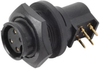 Connector, Plug, 3 Pin, Right Angle Pcb; Product Range Switchcraft/conxall - 80R9864 - Newark, An Avnet Company