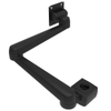 Monitor Mount, Tilt & Swivel, Double Arm, Pole Mount, Aluminum Alloy, Powder Coat, Black - AV-D40-65D162-50 - Southco