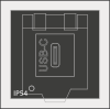 AT-KS-AK Adapter Grommets- Based on KT Large, for Keystone Couplers, with Protection Cover / IP54 - 39980 - icotek Corp