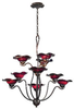 10186/9PUR Mid. Chandeliers-Glass Up - 607183 - Capital Lighting, Inc.