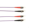 4m (13.1ft) STST VT OM1 MM Fiber Patch Cable INDR Zip OFNR - FOCMR62-004M-STST-VT - Black Box