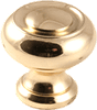 Concentric Ring Top Round Cabinet Knob, Polis.. - 814612 - HardwareSource, Inc.