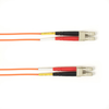 10m (32.8ft) LCLC OR OM1 MM Fiber Patch Cable INDR Zip OFNP -- FOCMP62-010M-LCLC-OR - Image