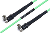 Temperature Conditioned SMA Male Right Angle to SMA Male Right Angle Low Loss Cable 30 Inch Length Using PE-P160LL Coax - PE3M0197-30 - Pasternack