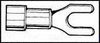 Terminal, Spade/fork, #10, Crimp, Blue; Product Range Hoffman Products - 84F266 - Newark, An Avnet Company