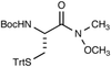 N-Boc-S-tritylcystein-N-methoxy-N-methylamide - 7669 - Medical Isotopes, Inc.