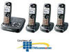 Panasonic DECT 6.0 Expandable Digital Cordless Phone with.. - KX-TG9334T - TelephoneStuff.com