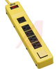 Power Strip,Power It! Safety Power Strip w/6 Outlets, OSHA, Yellow, 6 Ft. Cord -- 70101514
