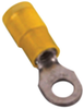 Terminal, Ring Tongue, 1/4, Yellow; Stud Size - Metric Abb - Thomas & Betts - 75H7664 - Newark, An Avnet Company