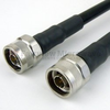 N Male to N Male Cable LMR-400-UF Coax in 120 Inch with Times Microwave Connectors - FMC0101405-120 - Fairview Microwave Inc.