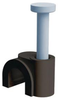 Cable Clamp, Nail-In, Polyethylene/black; Cable Clamp / Clip Type Essentra Components - 66AJ5222 - Newark, An Avnet Company