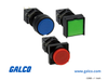 IDEC Pushbutton Non-Illuminated - HA1B-M1C5L-R - Galco Industrial Electronics