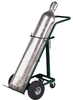 Akro-Mils Green Powder Coated 13 ga Gas Hand Truck - Flow Back Handle - 14 in Width - 7 in Plate Width - 45 in Height - 10 in Full Pneumatic wheels - RGTS10FP -- RGTS10FP