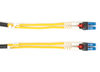 LCLC 1m LockPORT Key Lock OS2 PVC SM Fiber Patch Cable -- FOR-KL-SM-001M-LCLC