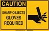 Brady Rectangle Yellow Personal Protection Equipment (PPE) Sign - TEXT: CAUTION - 46669 - 754473-46669 - R. S. Hughes Company, Inc.