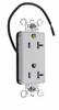 PlugTail Split Circuit Receptacle - PT26362SCW - Legrand