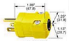 Connector, Power Entry, Plug, 20A; Connector Type Hubbell Wiring Devices - 35B730 - Newark, An Avnet Company