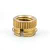 E-Z Fin™ Threaded Insert for Soft Wood or Plastic - Single fin - 10-32 -- 170-332-BR - Image
