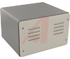 Cabinet; Steel; 5.25 in.; 8.25 in.; 7.75 in.; Gray Textured; 20 ga.; 0.156 in. - 70148702 - Allied Electronics, Inc.