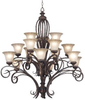 Large Chandeliers-Glass Shade - 22091 - Light Center (The)