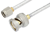SMA Male to BNC Male Cable 36 Inch Length Using PE-SR402FL Coax - PE34008-36 - Pasternack