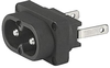 Iec Power Connector, C8 Inlet, 2.5A; Iec Connector Type Schurter - 23M1997 - Newark, An Avnet Company
