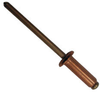 Dome Head Rivets - Copper - Bronze Mandrel - Image