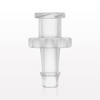 Female Luer Lock to Barb Connector, Natural - 61743 - Qosina Corp.