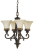 Mid. Chandeliers-Glass Up - 22464 - Light Center (The)