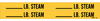 Self-Sticking Vinyl Pipe Marker - 7309-4 - Brady Corporation