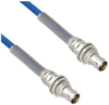 Halogen Free Cable Assembly TRB Non-Insulated Bulk Head 3-Lug Cable Jack to Jack with Bend Reliefs MIL-STD-1553 .242
