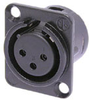 D Series Female XLR Rcptl /Slv -- NEUNC3FDL1BAG - Image